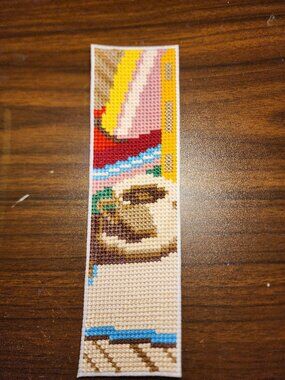 Cross Stitch Bookmark Mug